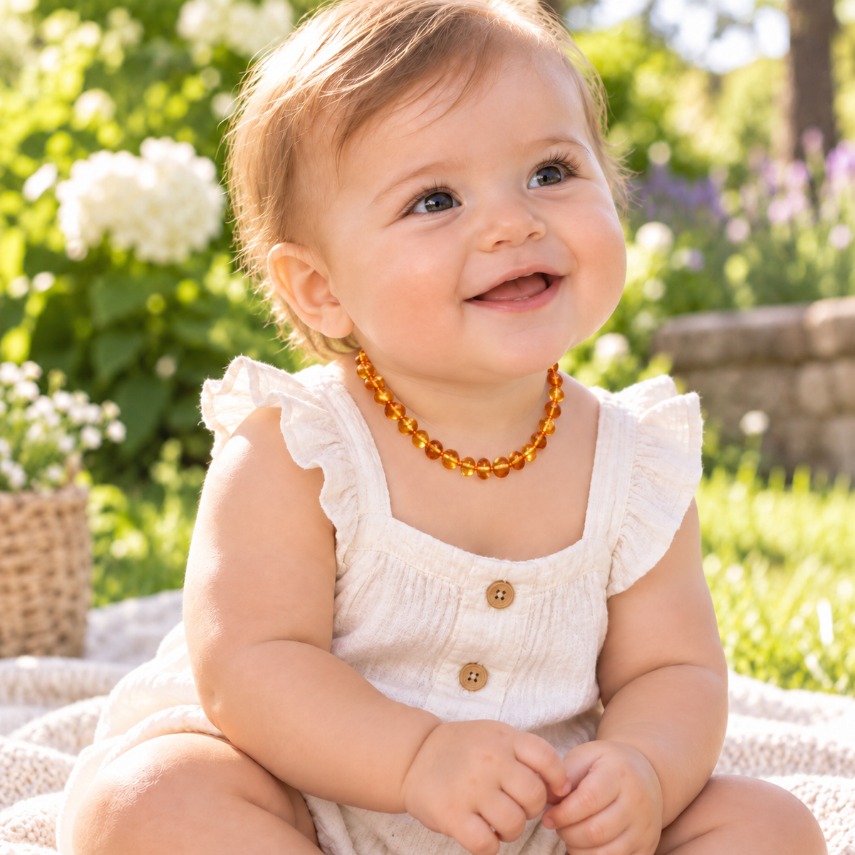 Honey Amber Teething Necklace